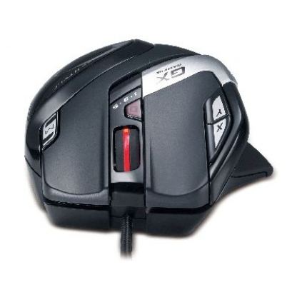 GX DEATHTAKER - MMO/RTS professional gaming laser mouse 9 buttons, over-clocking SGCii: 100 dpi to 5700 dpi, Scorpion gaming UI for shortcuts, up to 55 macros, 16 million RGB backlight system, adjustable metal weight 6 x 4.5g, onboard memory, 1.8 meter br 4